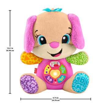 Fisher-Price Aprender e Brincar Brinquedo para Bebês Irmã do Cachorrinho Aprende Comigo - Imagen 5 de 6
