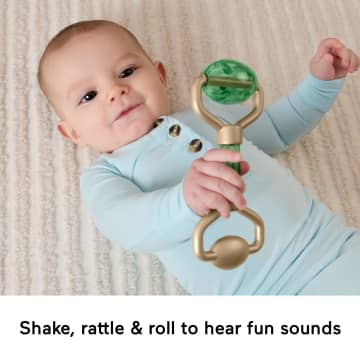 Fisher-Price Mini Me Moments Self-Care Sensory Set, 6-Piece Baby Rattle & Teether Toys - Image 3 of 6