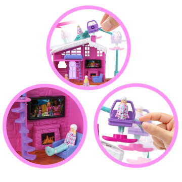 Barbie Mini Barbie Land Doll House Playsets With 1.5-Inch Doll, Furniture & Accessories - Image 3 of 5