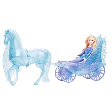 Disney Frozen Elsa Fashion Doll With Dress & Nokk With Adventure Carriage - Image 4 of 5