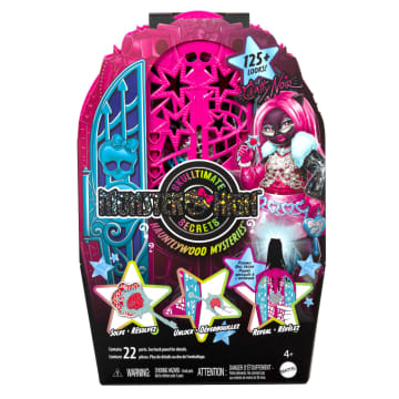Monster High Skulltimate Secrets Hauntlywood Mysteries Doll, Catty Noir With 19+ Surprises - Image 6 of 6
