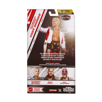 WWE Elite Collection Top Picks Cody Rhodes Action Figure & Accessories, 6-Inch Collectible Set - Image 6 of 6