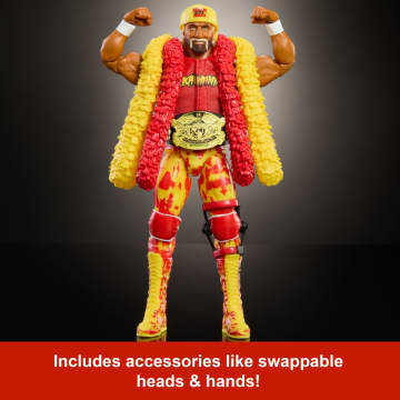 WWE Legends Ultimate Edition Hulk Hogan Action Figure & Accessories Set, 6-Inch Collectible - Imagen 3 de 6