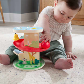 Fisher-Price  Circuit Cabane à Balle en Bois, 2Éléments en Bois - Imagem 2 de 6