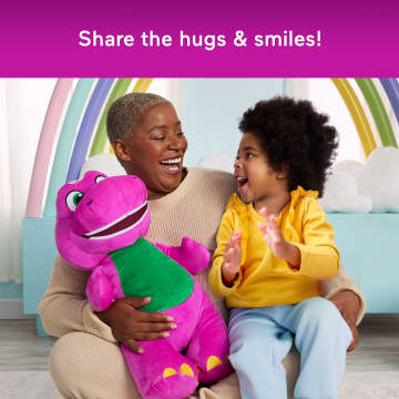 Fisher-Price Barney's World Jumbo Barney Plush, 26-Inch Figure, Large Scale & Soft Texture - Imagem 5 de 6