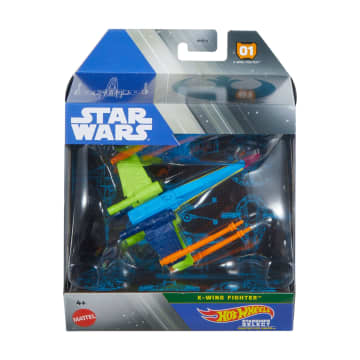Hot Wheels Collector Veículo de Brinquedo Star Wars X-Wing Clássica - Imagen 6 de 6