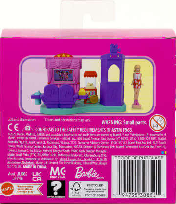 Barbie Mini Barbie Land Doll House Playsets With 1.5-Inch Doll, Furniture & Accessories - Image 6 of 6