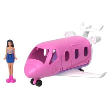 Barbie Mini Barbieland Dreamhouse & 2-Vehicle Playset With 5 1.5-inch Dolls, Furniture & Accessories - Image 4 of 6