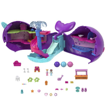 Polly Pocket Conjunto de Brinquedo Barco Narval Baía Mágica - Image 4 of 6