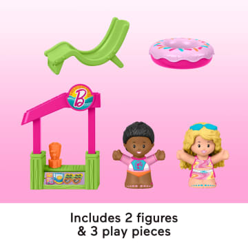 Fisher-Price Little People Barbie Beach House Toddler Playset With Figures & Accessories - Image 5 of 6