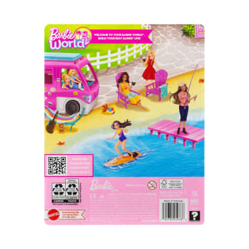 Barbie World Pink Chair Playset With 6 Accessories Including Furniture, Blankets, & Mugs - Imagem 6 de 6