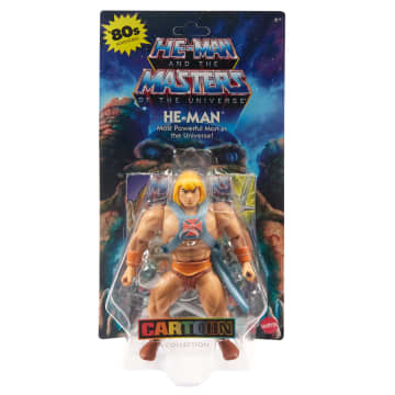 Masters of the Universe Origins Figura de Acción He-Man Colección Cartoon de 5.5