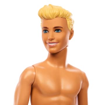Beach Ken Doll With Blond Hair Wearing Purple Swimsuit - Imagen 2 de 6