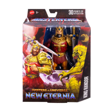 Masters Of The Universe Masterverse New Eternia King Randor MOTU Action Figure Toy, 30 Articulations - Imagen 2 de 6