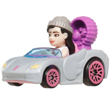 Hot Wheels Racerverse Barbie 3-Pack, Set Of 3 Die-Cast Toy Cars With Non-Removable Figures - Image 2 of 5
