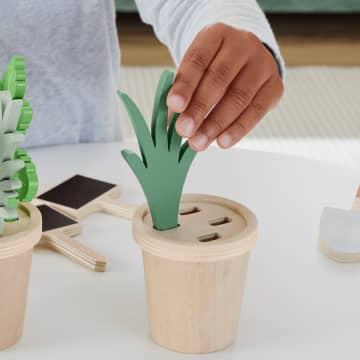 Fisher-Price  Coffret Plantes en Bois, Avec Outils, 12Éléments - Imagem 3 de 6