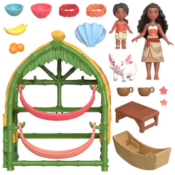 Disney Moana 2 Coffret de Jeu Maison de Village de Moana et Simea - Image 5 of 6