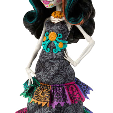 Monster High Skelita Calaveras Howliday Collectible Doll, Día De Muertos 2024 - Image 3 of 6