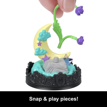 Monster High Pet Keychains, Animal Figures With Accessories And Buildable Terrarium - Imagen 3 de 6