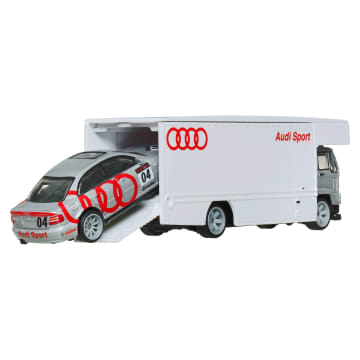 Hot Wheels Collector Veículo de Brinquedo Carro Transportador Audi S4 Quatro - Imagem 4 de 6