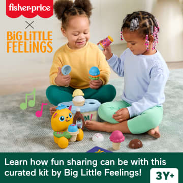 Fisher-Price Big Little Feelings Sharing Kit, Set Of Toys & Tips For Toddlers & Kids - Imagen 2 de 6