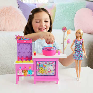 Barbie Mysteries: Beach Detectives Barbie “Malibu” Doll, Cotton Candy Game Playset & Accessories - Image 2 of 6