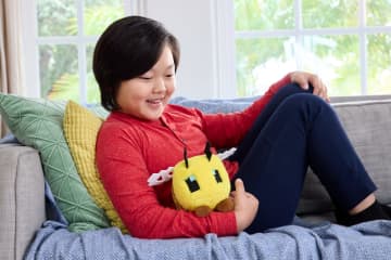 Minecraft Bee Plush Toy, 8-Inch Collectible Soft Doll Inspired By A Minecraft Movie - Image 2 of 6