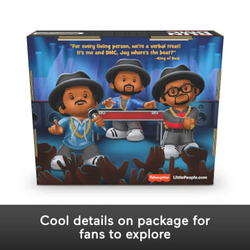 Fisher-Price Little People Collector Run DMC Special Edition Figure Set, 3 Figurines - Image 4 of 6