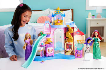 Disney Princess Pet Palace Playset With 7 Play Areas, 3 Animal Friends & 20+ Furniture & Accy - Image 2 of 6