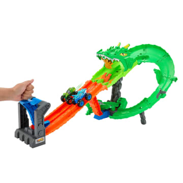 Hot Wheels Monster Trucks Démolition du Dragon - Image 3 of 6