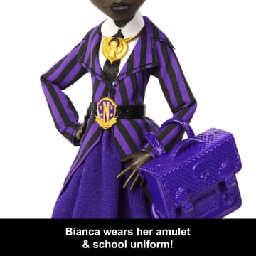 Monster High X Wednesday Collectible Doll, Bianca Barclay in Nevermore Academy Uniform - Image 3 of 6