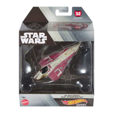 Hot Wheels Collector Veículo de Brinquedo Star Wars Jedi Starfighter - Imagen 6 de 6