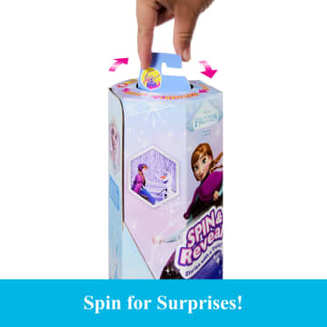 Disney Frozen Spin & Reveal Anna Fashion Doll & Accessories With 11 Surprises From Disney Movie - Imagen 3 de 6