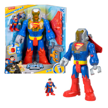 Imaginext DC Super Friends Superman Insider & Exo Suit Robot With Lights & Sounds, 6 Pieces - Imagen 1 de 6