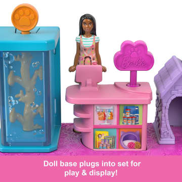 Barbie Mini Barbieland Collectible Pet Boutique Playset With 1.5-inch Barbie Doll, interactive Play Areas For Storytelling Fun - Imagem 5 de 6