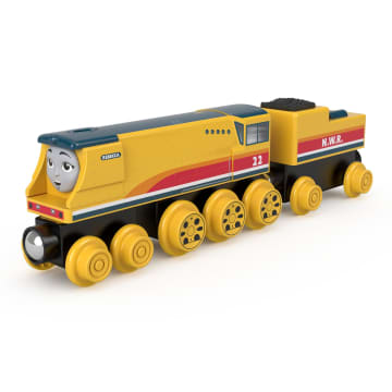 Fisher-Price Thomas & Friends Wooden Railway Rebecca Engine And Coal-Car - Image 6 of 6