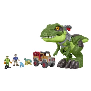 Imaginext Jurassic World Camp Cretaceous T-Rex Dinosaur Pursuit Playset - Image 1 of 6