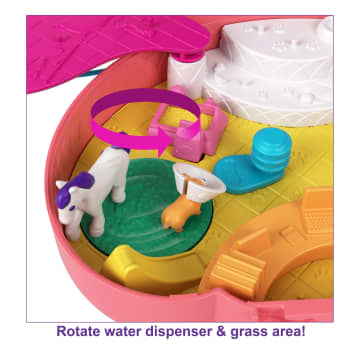 Polly Pocket Starring Shani Cuddly Cat Purse Compact - Imagem 5 de 6