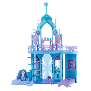 Disney Frozen Elsa's Frozen Ice Palace Castle Playset With Olaf, 5 Play Areas & 21 Accessories - Imagen 2 de 6