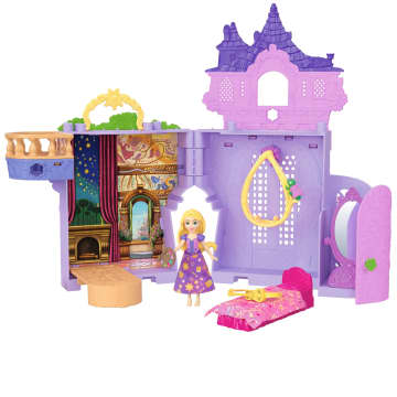 Disney Princesa Conjunto de Brinquedo Castelo Rapunzel Empilhável - Imagem 1 de 6