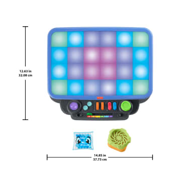 Fisher-Price Sensory Bright Light Station, Electronic Learning Activity Table For Preschool Kids - Image 6 of 6