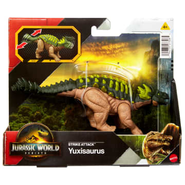 Jurassic World Rebirth Strike Attack Yuxisaurus Dinosaur Toy, Single Strike Action, Authentic & Posable - Imagem 6 de 6