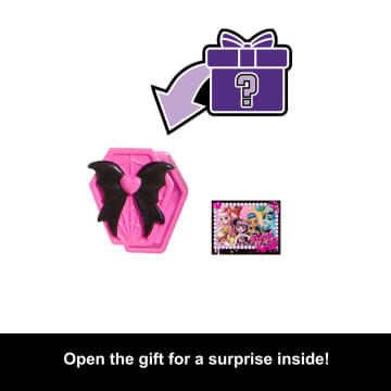 Monster High Scary Sweet Birthday Draculaura Doll in Party Dress With Balloon & Gift - Image 3 of 6