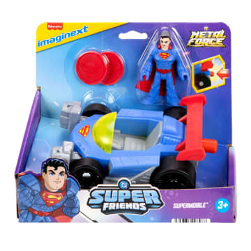Fisher-Price Imaginext DC Super Friends Metal Force Supermobile Toy Car & Superman Action Figure Set - Image 6 of 6