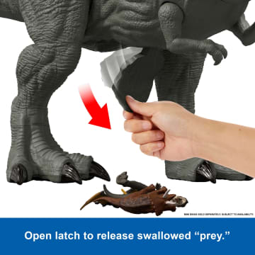 Jurassic World Rebirth Super Colossal Tyrannosaurus Rex Action Figure, T-Rex Dinosaur Movie Toy - Image 4 of 6