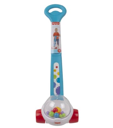 Fisher-Price Corn Popper Baby And Toddler Toy, Push Toy For 1 Year Old And Up, 2 Pieces, Blue - Image 6 of 6