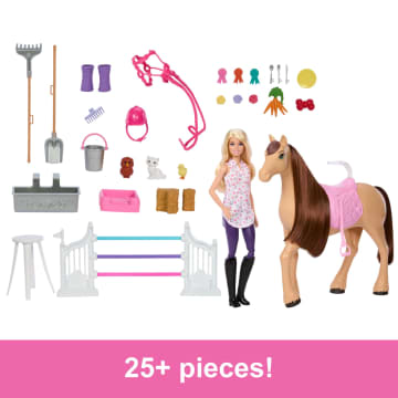 Barbie Mysteries: The Great Horse Chase Stable Playset With Doll, Toy Horse & Accessories, 25+ Pieces - Image 3 of 6