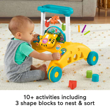 Fisher-Price 2-Sided Steady Speed Tiger Walker Electronic Learning Toy For Infant & Toddler - Image 4 of 6