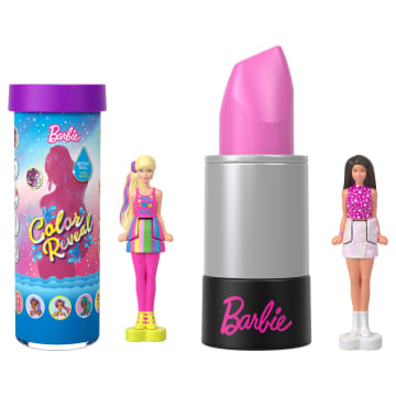 Barbie Mini Barbieland Dreamhouse & 2-Vehicle Playset With 5 1.5-inch Dolls, Furniture & Accessories - Image 2 of 6