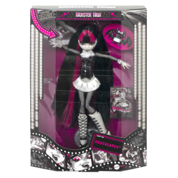 Monster High Doll With Posters, Draculaura in Black And White - Imagen 6 de 6
